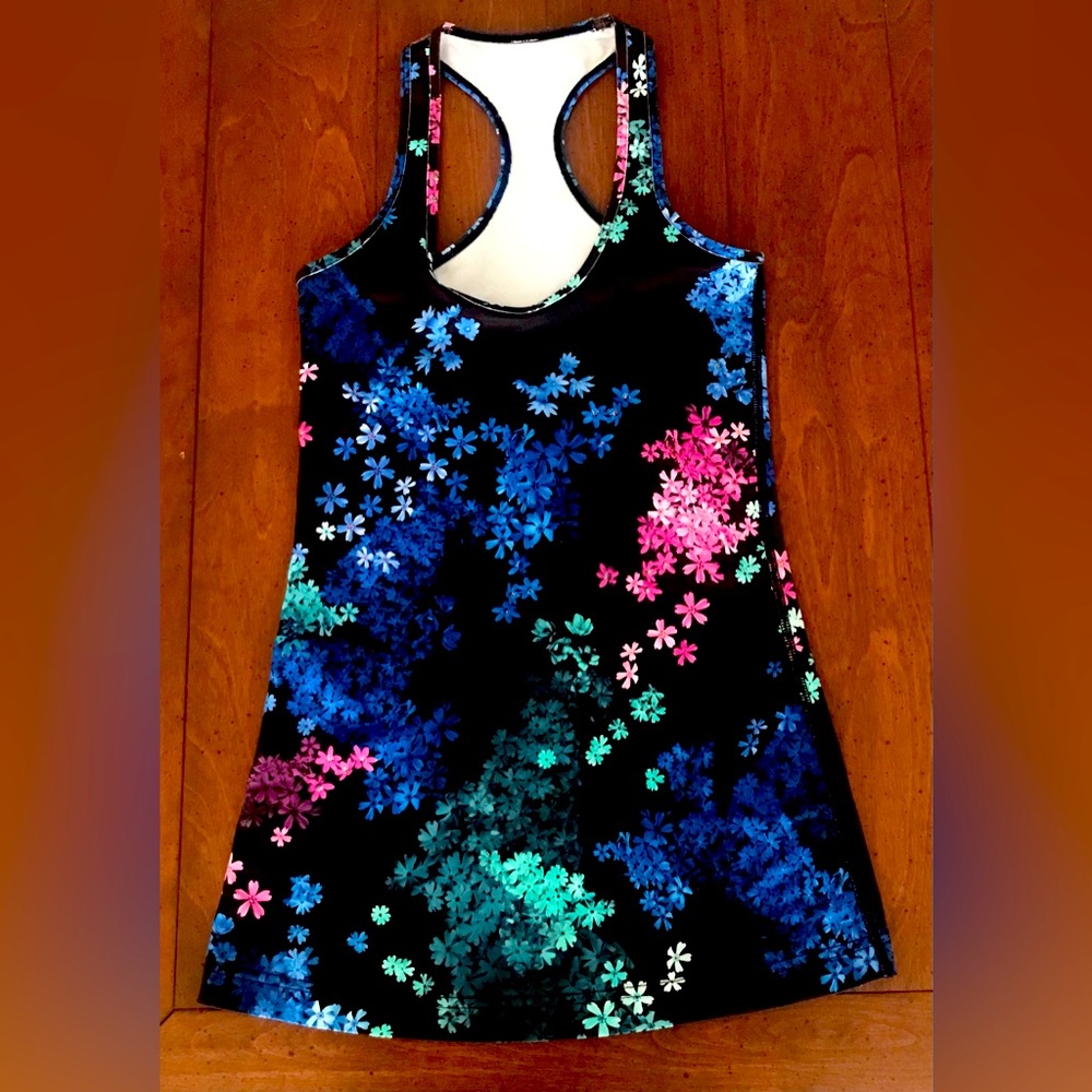 Lululemon Floral Racerback Tank-‎ See Measurements